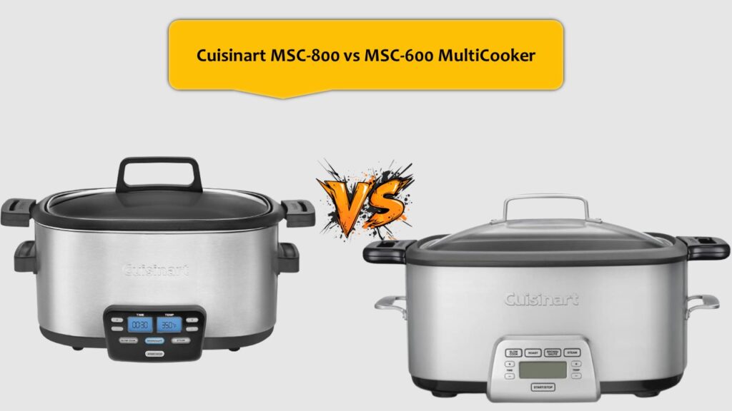 Cuisinart MSC-800 vs MSC-600