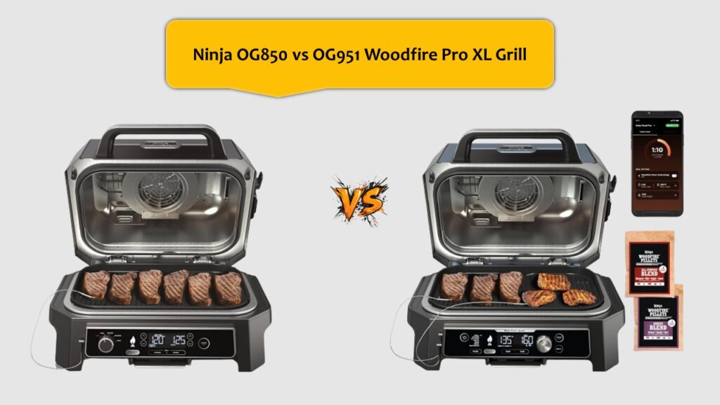 Ninja OG850 vs OG951 Woodfire Pro XL Grill