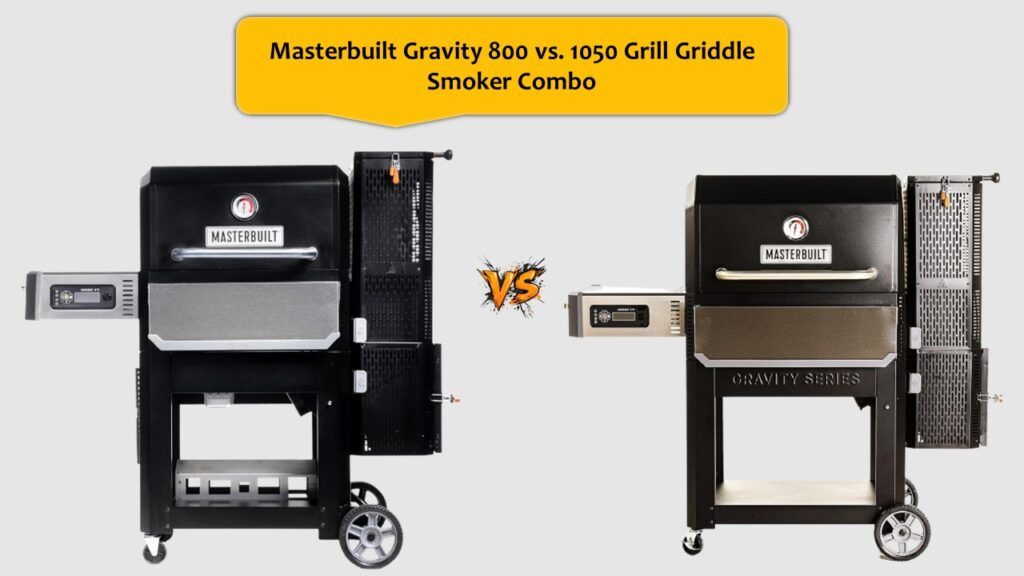 Masterbuilt Gravity 800 vs. 1050 Grill Griddle Smoker Combo