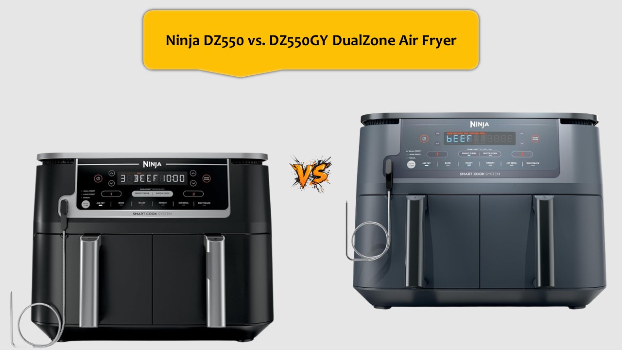 Ninja DZ550 vs. DZ550GY DualZone Air Fryer