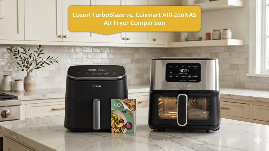 Cosori TurboBlaze vs. Cuisinart AIR-200NAS Air Fryer Comparison