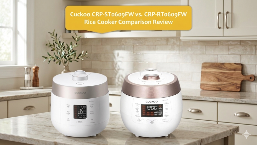 Cuckoo CRP-ST0609FW vs. CRP-RT0609FW Rice Cooker Comparison Review