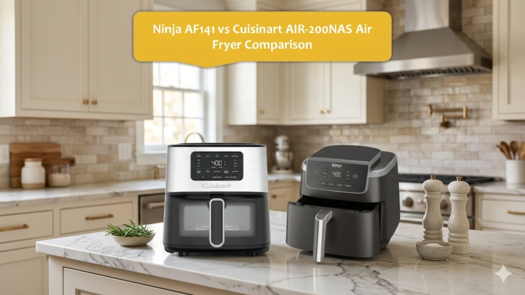 Ninja AF141 vs Cuisinart AIR-200NAS Air Fryer Comparison
