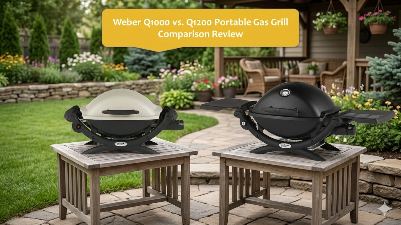 Weber Q1000 vs. Q1200 Portable Gas Grill Comparison Review