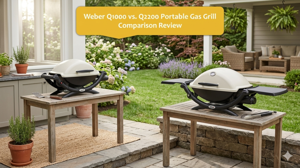 Weber Q1000 vs. Q2200 Portable Gas Grill Comparison Review
