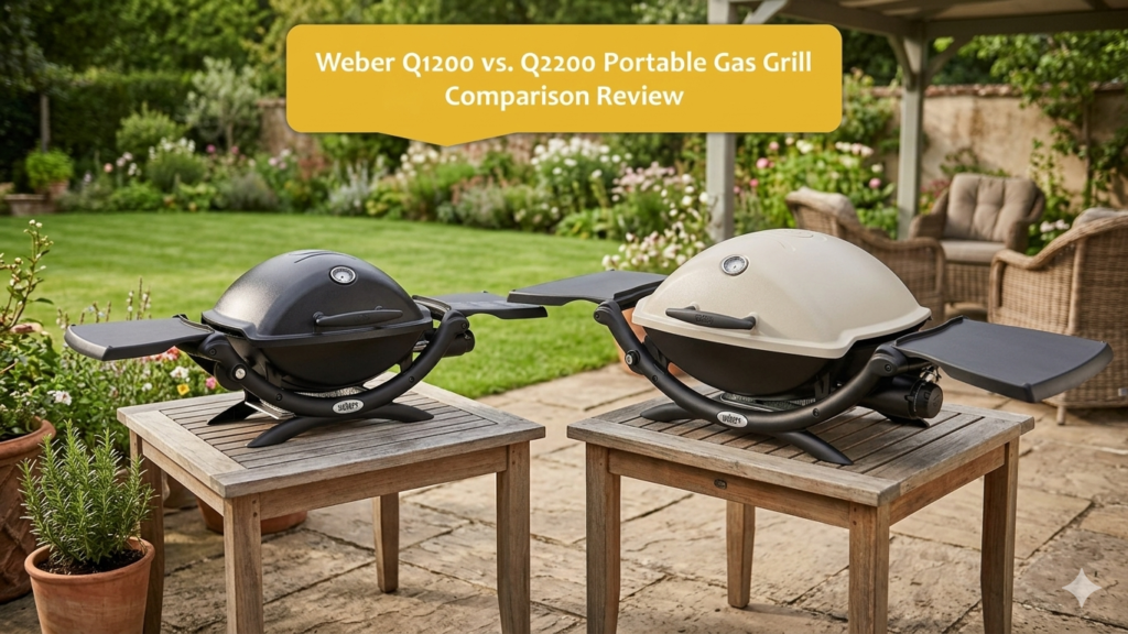 Weber Q1200 vs. Q2200 Portable Gas Grill Comparison Review