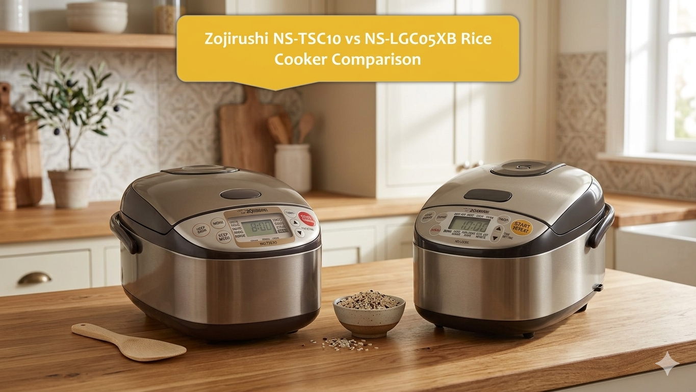 Zojirushi NS-TSC10 vs NS-LGC05XB Rice Cooker Comparison