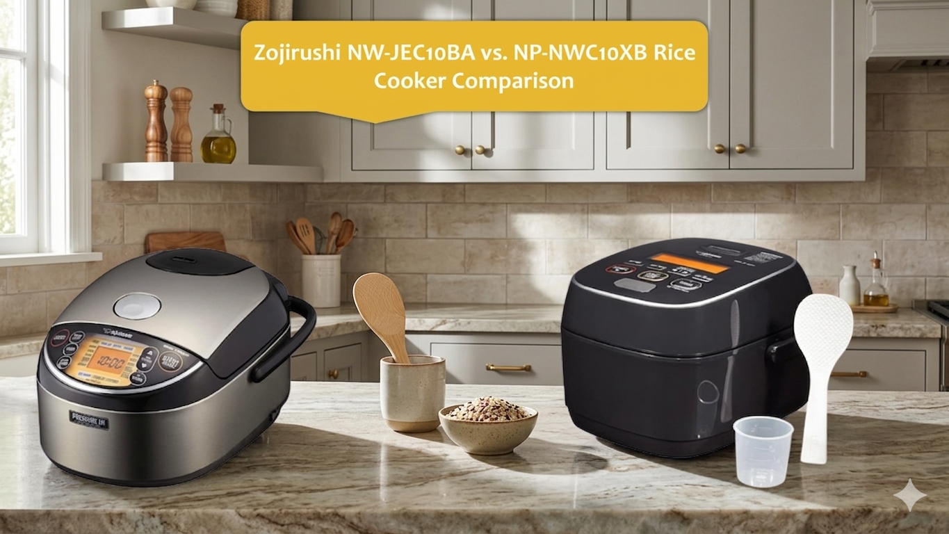 Zojirushi NW-JEC10BA vs. NP-NWC10XB Rice Cooker Comparison